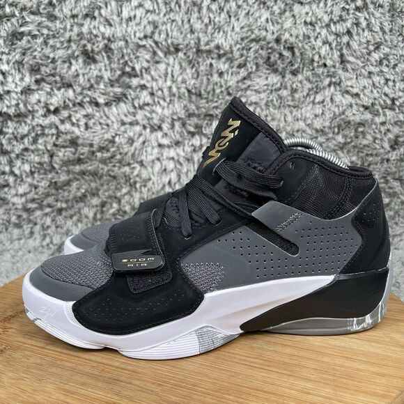 Jordan Zion 2 TB Basketball Shoes Sneakers Men's 6.5 Black Metallic Gold - Picture 2 of 9